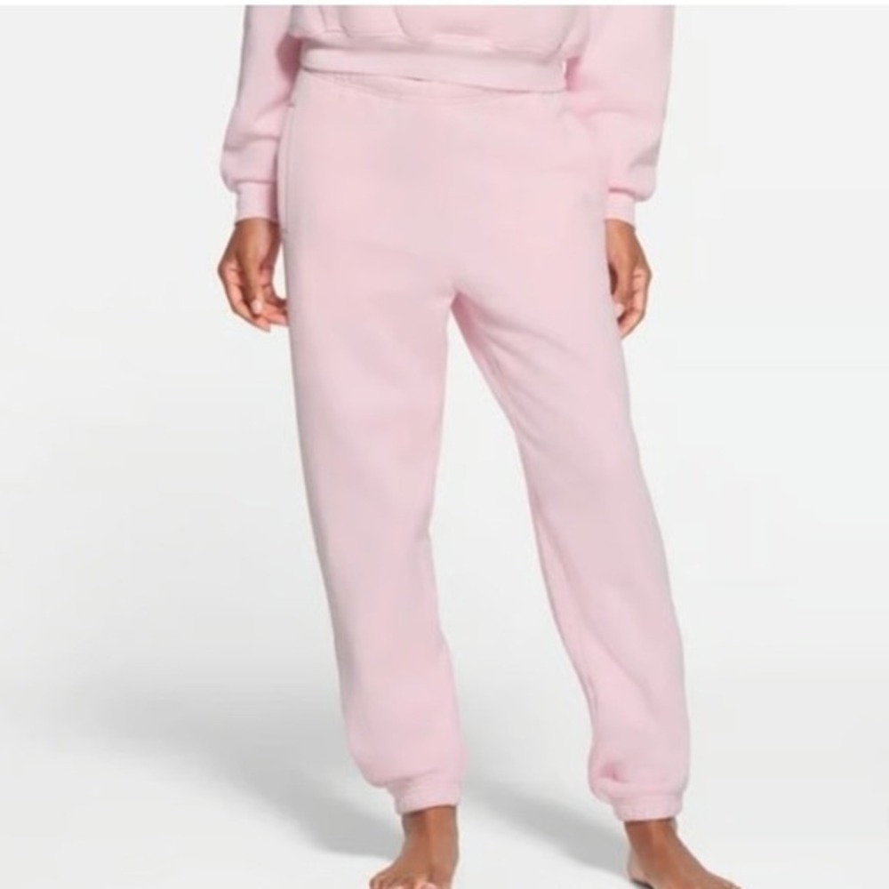 SKIMS Classic Jogger Cherry Blossom Pink Lounge Pant 2X Plus Size Sweatpants NWT
